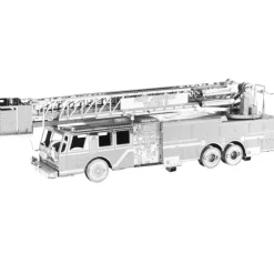 Toys-Fascinations Metal Earth Fire Engine Truck Laser Cut 3D Metal Model Kit - Your Source for Gaming Essentials