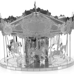 Toys-Fascinations Metal Earth Merry Go Round Laser Cut 3D Metal Model Kit - Your Source for Gaming Essentials