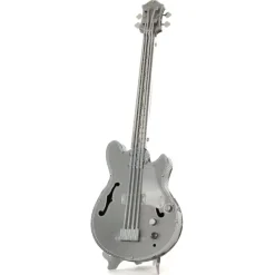 Toys-Fascinations Metal Earth Electric Bass Guitar Laser Cut 3D Metal Model Kit - Your Source for Gaming Essentials