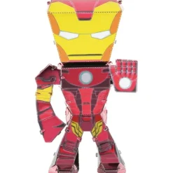 Toys-Fascinations Metal Earth Legends Iron Man Laser Cut Color 3D Metal Model Kit - Your Source for Gaming Essentials