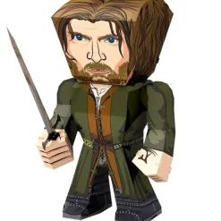 Toys-Fascinations Metal Earth Legends Lord of the Rings Aragorn 3D Metal Model Kit - Your Source for Gaming Essentials