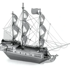 Toys-Fascinations Metal Earth Black Pearl Ship Laser Cut 3D Metal Model Kit - Your Source for Gaming Essentials