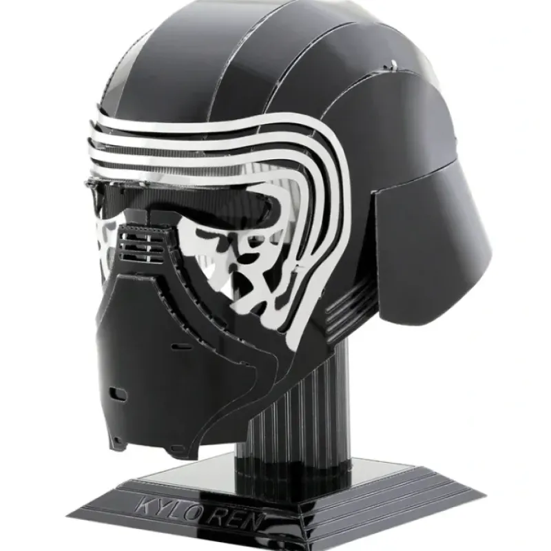 Toys-Fascinations Metal Earth Kylo Ren Helmet Unassembled Color 3D Metal Model Kit - Your Source for Gaming Essentials
