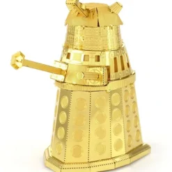 Toys-Fascinations Metal Earth Gold Dalek Doctor Who Gold Laser Cut 3D Metal Model Kit - Your Source for Gaming Essentials