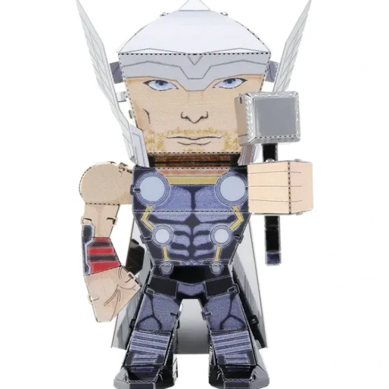 Toys-Fascinations Metal Earth Legends Thor Laser Cut Color 3D Metal Model Kit - Your Source for Gaming Essentials