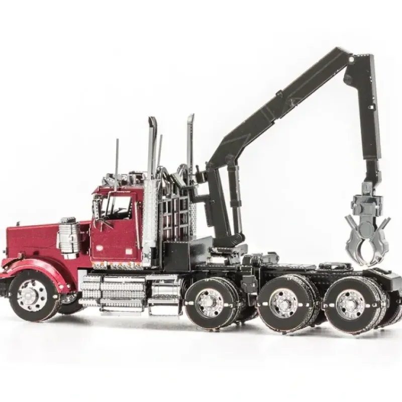 Toys-Fascinations Metal Earth Western Star 4900 Log Truck Laser Cut 3D Metal Model - Your Source for Gaming Essentials