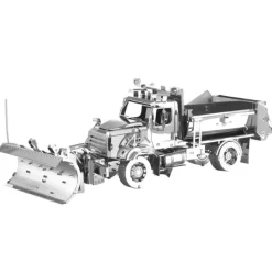 Toys-Fascinations Metal Earth Freightliner 114SD Snow Plow Laser Cut 3D Model Kit - Your Source for Gaming Essentials