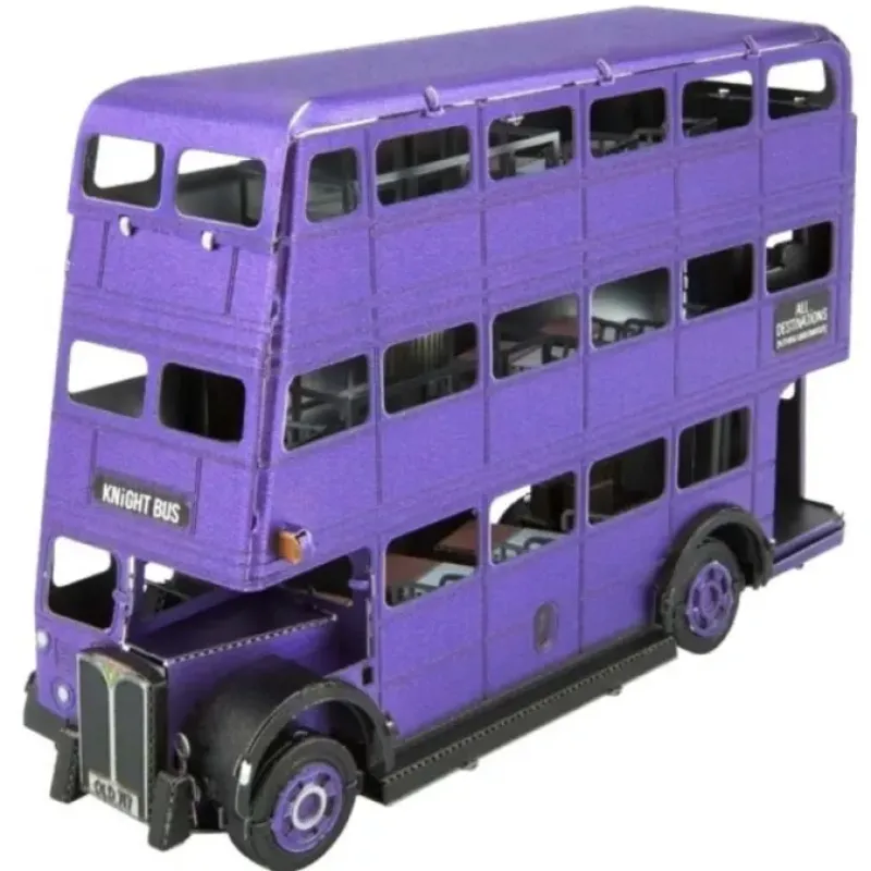 Toys-Fascinations Metal Earth Harry Potter Knight Bus 3D Metal Model Kit - Your Source for Gaming Essentials