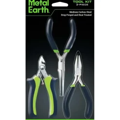 Toys-Fascinations 3-Pc Tool Kit (Clippers, Flat Nose Pliers, Needle) for Metal Earth - Your Source for Gaming Essentials