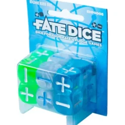 Dice>Fate Dice for Fate & Fudge Games by Evil Hat Productions- 12 D6 Atomic Robo Dice - Your Source for Gaming Essentials