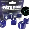 Dice>Fate Dice: Midnight Dice (Single-Player Pack, 4 Dice) - Your Source for Gaming Essentials
