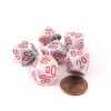 Dice>Festive 16mm Tens D10 (00-90) Chessex Dice, 6 Pieces - Pop Art with Red Numbers - Your Source for Gaming Essentials