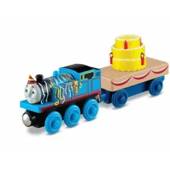 Discount Fisher Price Y4501 Thomas & Friends Wooden Railway Happy Birthday Express (2) - Your Source for Gaming Essentials Trains