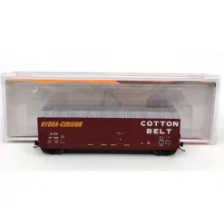 Discount Fox Valley Models 80827 N SSW Cotton Belt FMC 5283 50' DD Boxcar #67668 - Your Source for Gaming Essentials Trains