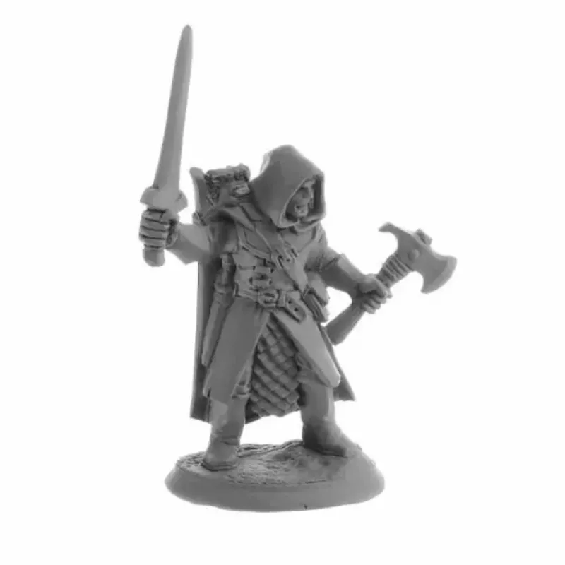 Tabletop Miniatures-Gabron Farpath Ranger #30060 Reaper Legends: Bones USA Unpainted Plastic Figure - Your Source for Gaming Essentials
