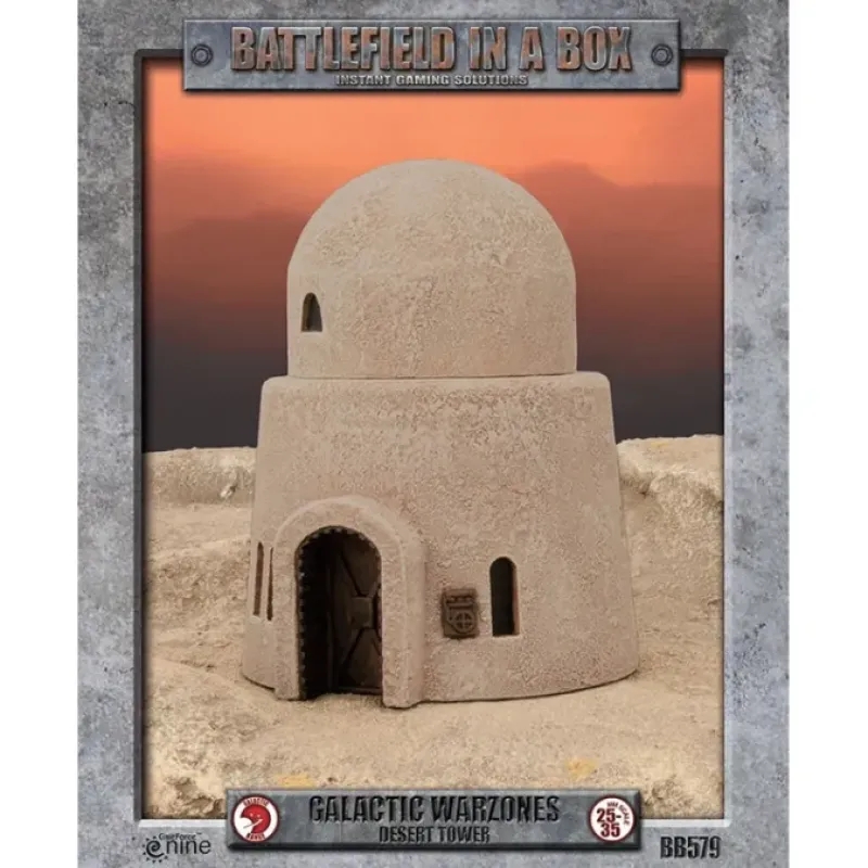 Tabletop Miniatures-Gale Force Nine Battlefield in a Box Model - Desert Tower - Your Source for Gaming Essentials