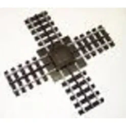 Outlet Gargraves 221 O 3 Rail Regular Tinplate 90 Degree Crossover - Your Source for Gaming Essentials Trains