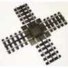 Hot Gargraves 122 O Gauge 3 Rail Phantom Stainless 90 Degree Crossover - Your Source for Gaming Essentials Trains