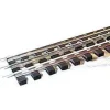 Clearance Gargraves WT-201-24 O 3 Rail Regular Tinplate 24.8" Wood Tie Sectional Track - Your Source for Gaming Essentials Trains