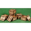 Hot GCLaser 91014 Wood Crates - Kit #4 pkg (6) - Your Source for Gaming Essentials Trains