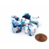 Dice>Gemini 15mm 6-Sided D6 Numbered Dice, 6 Pieces - Astral Blue-White with Red - Your Source for Gaming Essentials