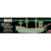 Tabletop Miniatures-Ghost Pirate Ship #77749 Storm Wraith - Unpainted Glow in the Dark Plastic Model - Your Source for Gaming Essentials