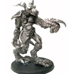 Tabletop Miniatures-Giant Lizardman Chieftain #06-005 Classic Ral Partha Fantasy RPG Metal Figure - Your Source for Gaming Essentials