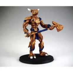 Tabletop Miniatures-Giant Lizardman Warrior #06-004 Classic Ral Partha Fantasy RPG Metal Figure - Your Source for Gaming Essentials