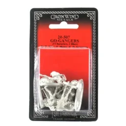 Tabletop Miniatures-Go Gangers 4 Characters, 2 Bikes #20-507 Shadowrun RPG Metal Ral Partha Figure - Your Source for Gaming Essentials
