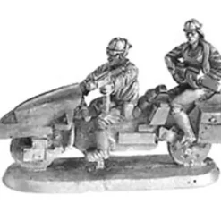 Tabletop Miniatures-Go-Ganger Enforcers Male and Female on Scorpion Bike #20-542 Shadowrun RPG Mini - Your Source for Gaming Essentials