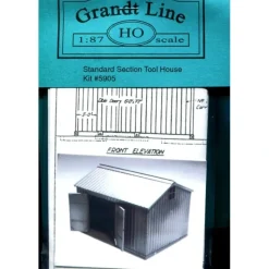 Grandt Line 5905 HO Standard Section Tool House Kit - Your Source for Gaming Essentials Trains