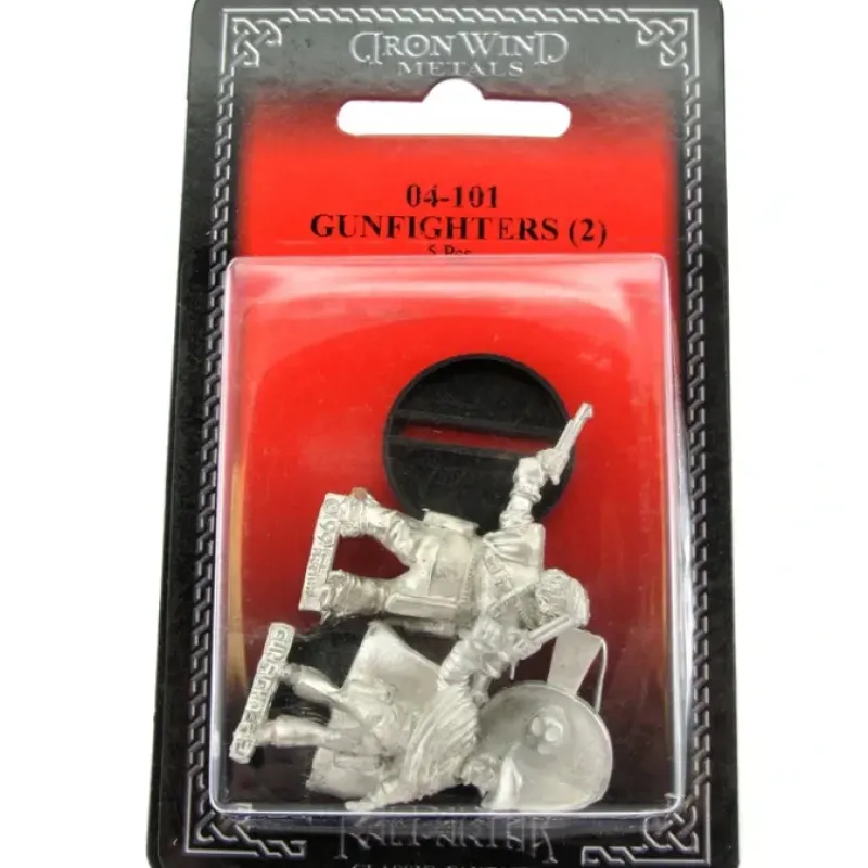 Tabletop Miniatures-Gunfighters (2) #04-101 Classic Ral Partha Fantasy RPG Metal Figure - Your Source for Gaming Essentials
