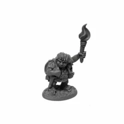 Tabletop Miniatures-Gus Greenweevil, Halfling Henchman #07018 Bones USA Unpainted Plastic Figure - Your Source for Gaming Essentials