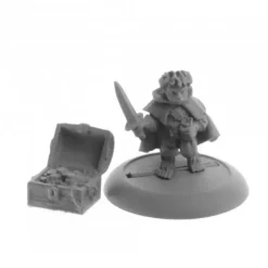 Tabletop Miniatures-Halfling Rogue, Stitch #04062 Dark Heaven Legends Unpainted Metal Figure - Your Source for Gaming Essentials