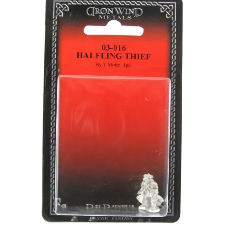 Tabletop Miniatures-Halfling Thief #03-016 Classic Ral Partha Fantasy RPG Metal Figure - Your Source for Gaming Essentials