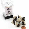 Dice>Halfsies Dice 7 Piece Polyhedral DnD Dice Set - Yin Yang - Your Source for Gaming Essentials
