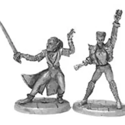 Tabletop Miniatures-Harlequin and Aina #20-564 Shadowrun RPG Metal Ral Partha Figure - Your Source for Gaming Essentials