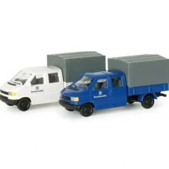 Outlet Herpa 741934 HO Roco Mini Tanks - Volkswagen T4 King Cab (Set of 2) - Your Source for Gaming Essentials Trains