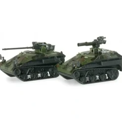 Hot Herpa 741385 HO Roco Mini Tanks - Weasel Tanks in Camo (Set of 2) - Your Source for Gaming Essentials Trains