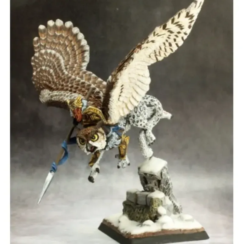 Tabletop Miniatures-Hrolfgad Loftsaddle, Dwarf Griffon Rider #14637 Kragmarr Unpainted - Your Source for Gaming Essentials