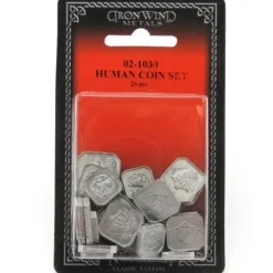 Tabletop Miniatures-Human Coins #02-1030 Classic Ral Partha Fantasy RPG Accessory - Your Source for Gaming Essentials