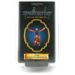 Tabletop Miniatures-Human Necromancer #17-001 Classic Ral Partha Fantasy RPG Metal Figure - Your Source for Gaming Essentials