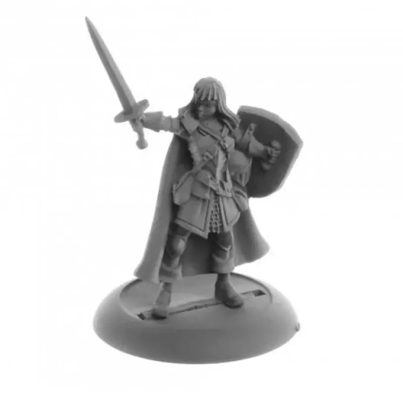 Tabletop Miniatures-Human Paladin, Caerindra #04070 Dark Heaven Legends Unpainted Metal Figure - Your Source for Gaming Essentials