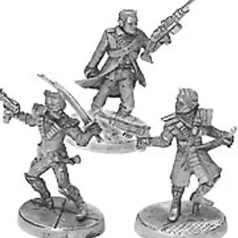 Tabletop Miniatures-Human Street Samurai (3) #20-502 Shadowrun RPG Metal Ral Partha Figure - Your Source for Gaming Essentials
