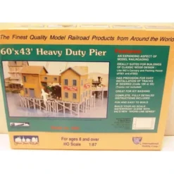 IHC 5501 HO Scale 60' x 43' Heavy Duty Pier Building Kit - Your Source for Gaming Essentials Trains