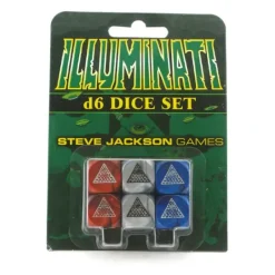 Dice>Illuminati Pearlized D6 Dice Set - 6 Pieces - Your Source for Gaming Essentials