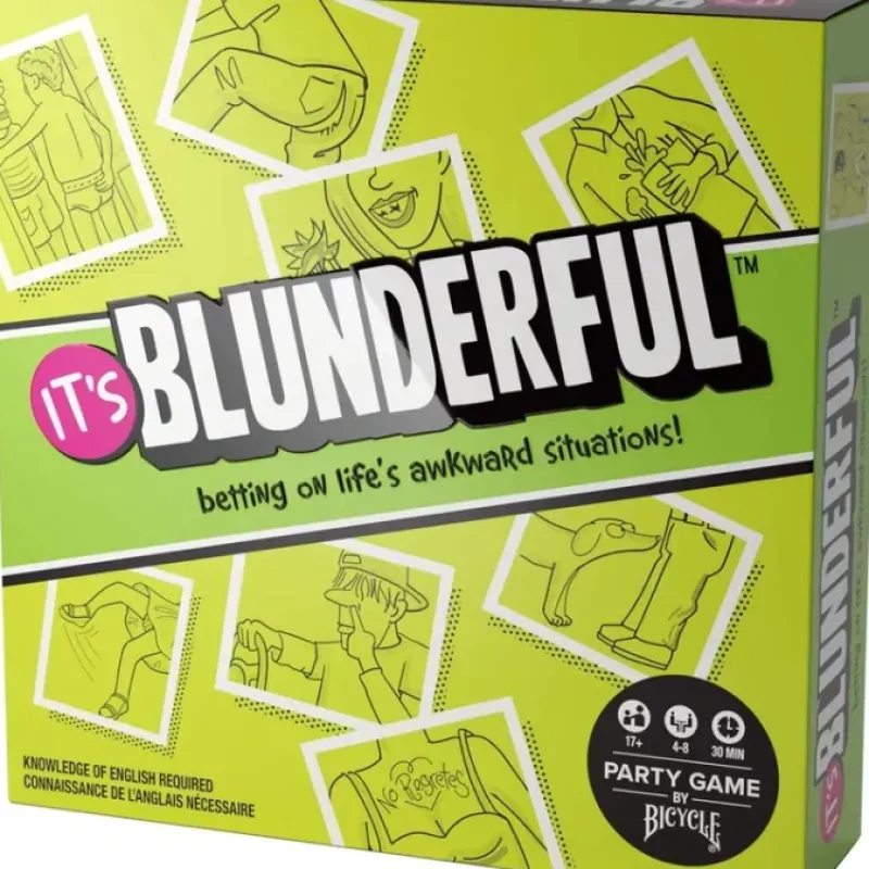 Board Games-It's Blunderful - Betting on Life's Awkward Situations, Party Game - Your Source for Gaming Essentials