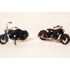 JL Innovative Design 902 1:87 1947 Motorcycles w/Saddlebag Kit (Set of 2) - Your Source for Gaming Essentials Trains