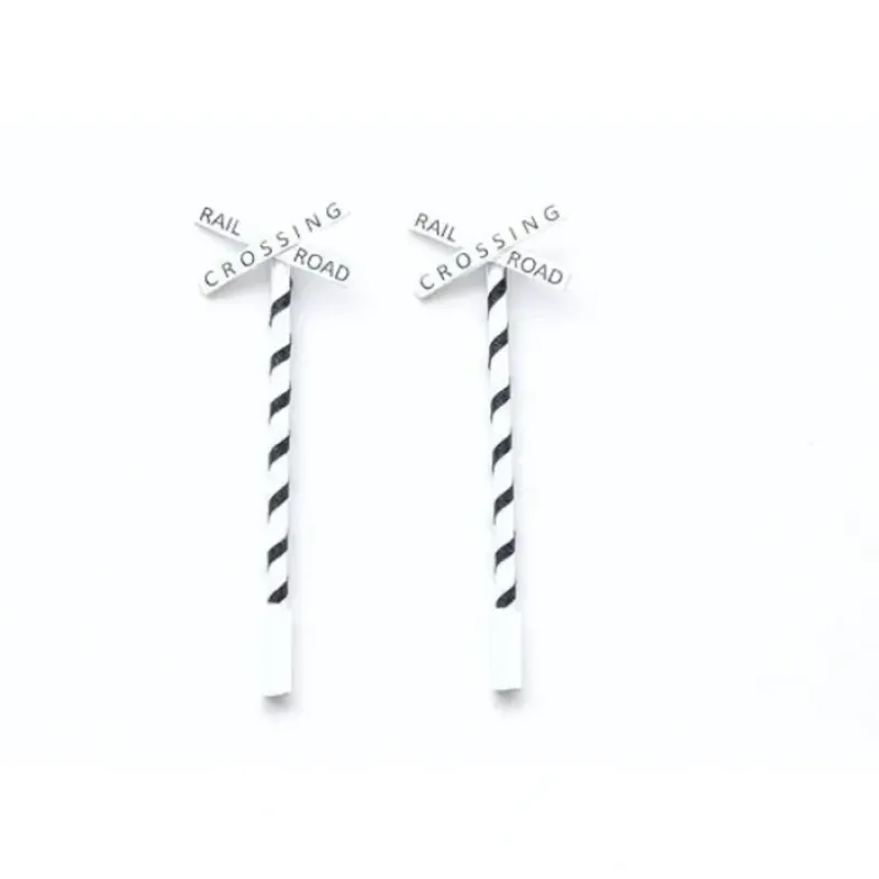 Best Sale JL Innovative Design 857 HO Crossbucks Painted (Striped Mast) (Pack of 2) - Your Source for Gaming Essentials