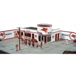 Sale JL Innovative Design 431 HO Storm Lake Mobil Vintage Gas Station Wooden Kit - Your Source for Gaming Essentials Trains